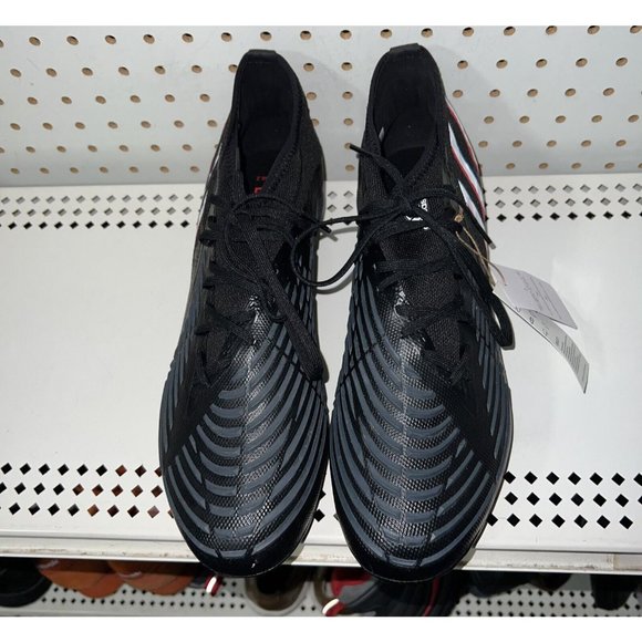 Adidas Predator Edge.2 FG Mens Soccer Cleats Size 13 Black Blue Red White GW2271 - Picture 4 of 9